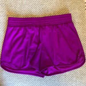 Purple running shorts size small